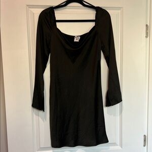 Princess Polly Charcoal Long Sleeve Dress